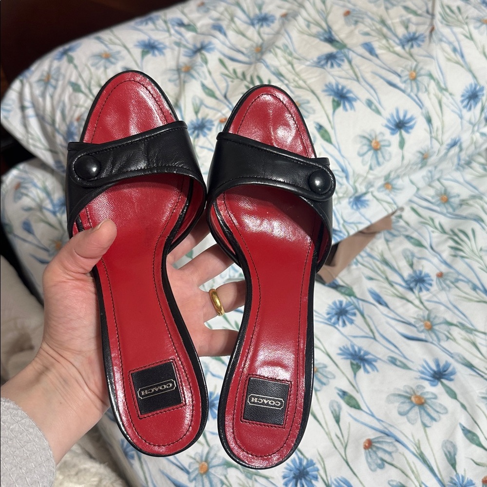 Coach leather sandals - Picture 7 of 7
